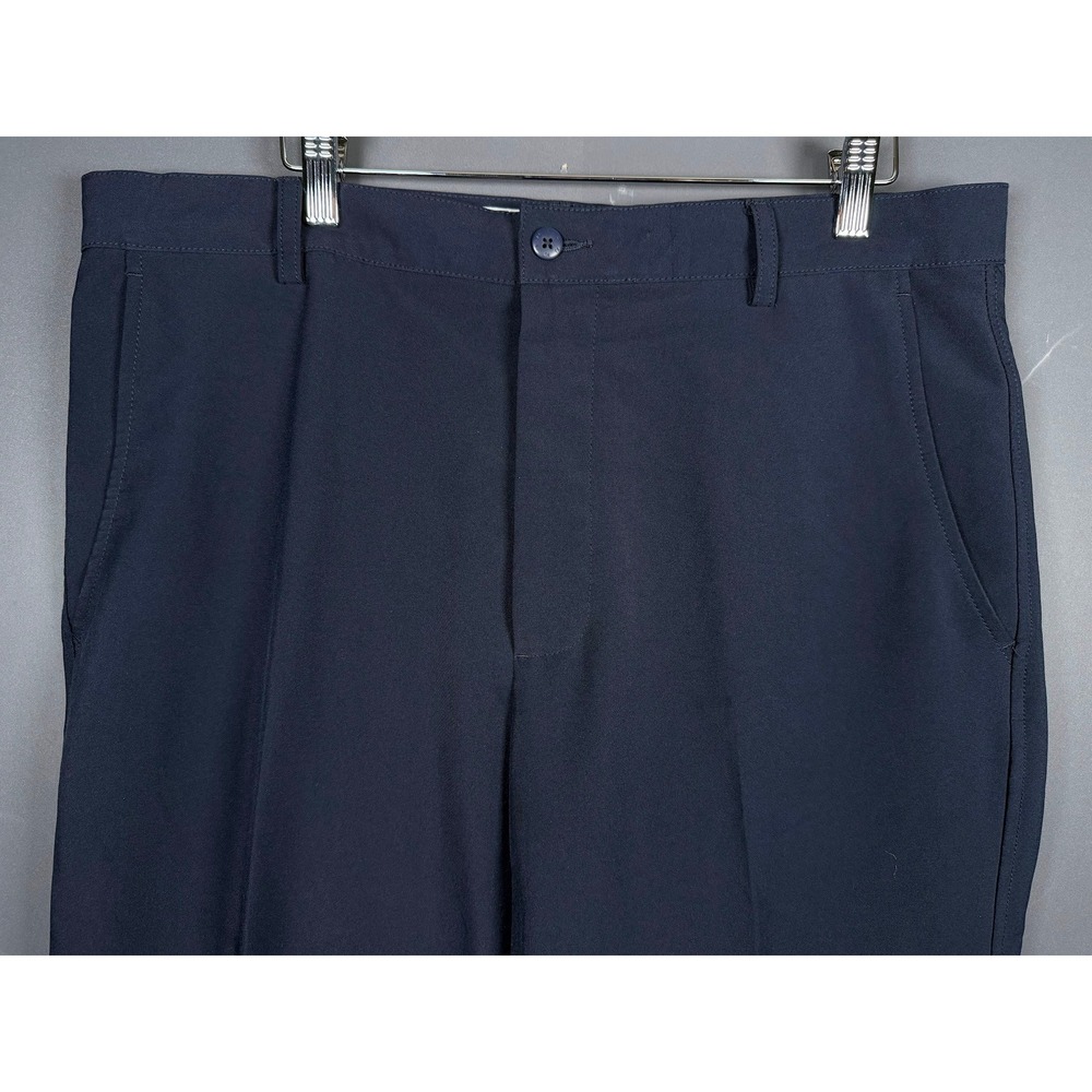 FootJoy Mens Performance Golf Pants Navy Blue W36 L29 FJ Logo Stretch Trousers
